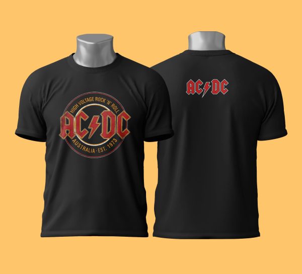 Camiseta AC-DC High Voltage Rock and Roll