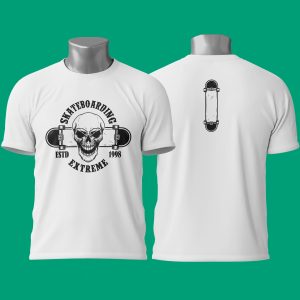 Camiseta Skate Skull Extreme