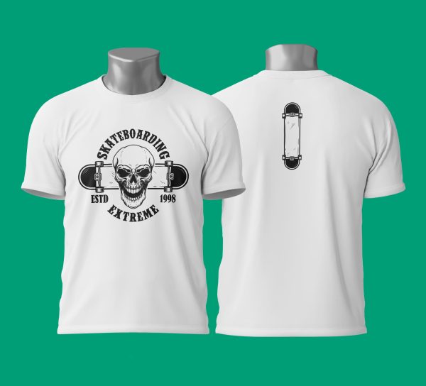 Camiseta Skate Skull Extreme
