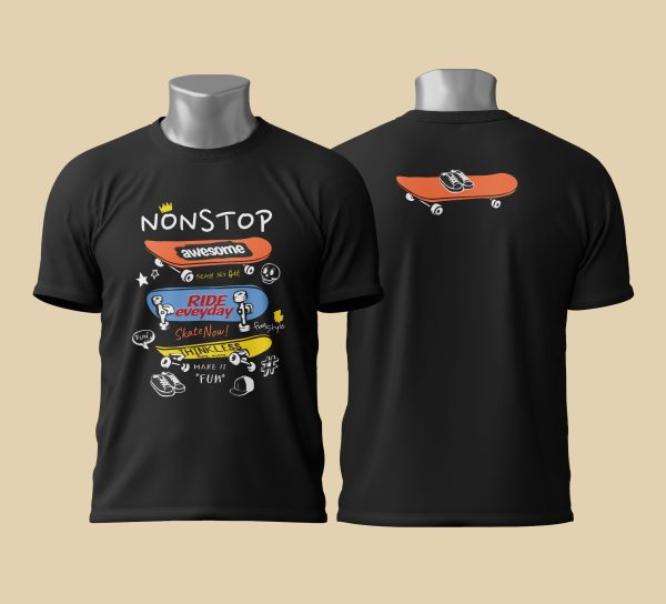 Camiseta Nonstop skate