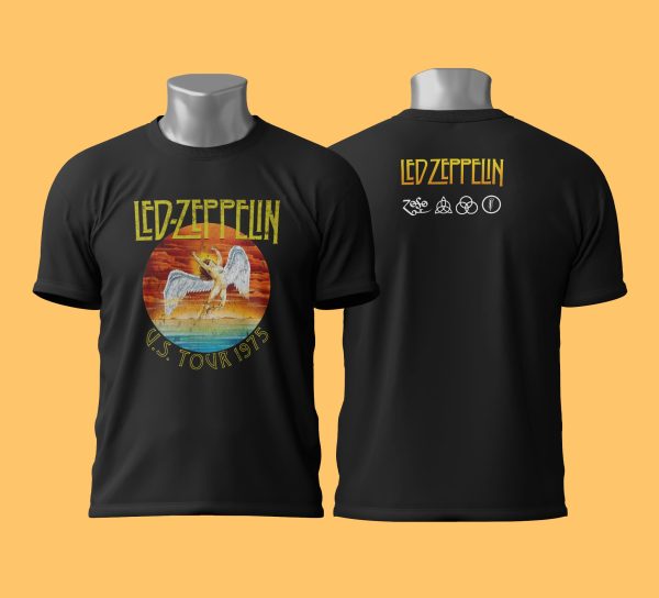 Camiseta Led Zeppelin Tour 1975