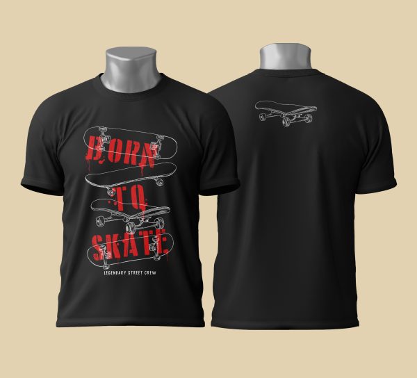 Camiseta Born to Skate