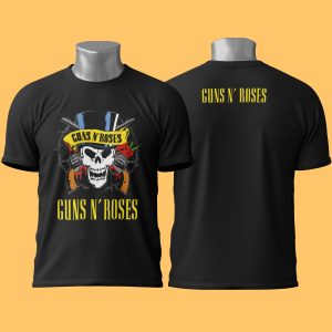 Camiseta Guns N' Roses skull