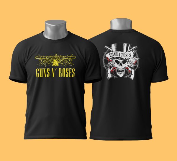Camiseta Guns N' Roses skull dead