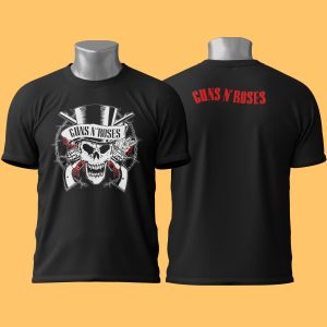 Camiseta Guns N' Roses skull red